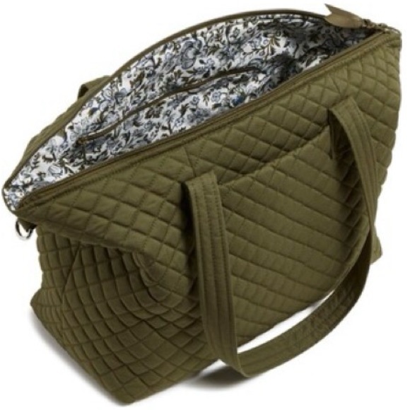 Vera Bradley Lyla Tote Bag Ivy Green - Picture 2 of 8